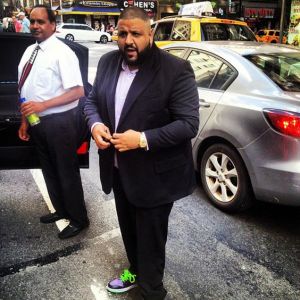 DJ Khaled has a net worth of $20 MILLION... you're applying for a job that pays $10 an hour... No you can't do what he does. 